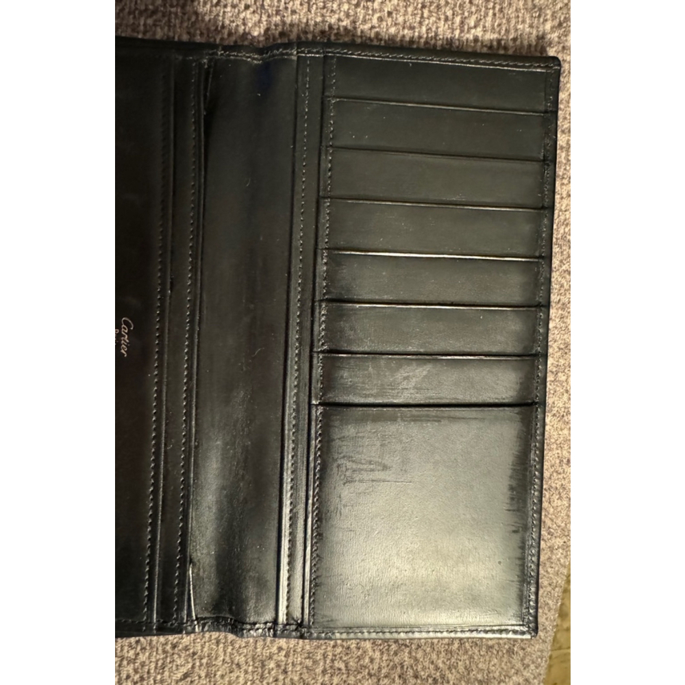 Cartier Vintage Pasha Black Leather Long Wallet - Picture 8 of 11